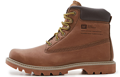 CAT Bruiser 2.0 Collection Abrasion Resistant Slip Resistant Short Outdoor Boots Unisex Brown