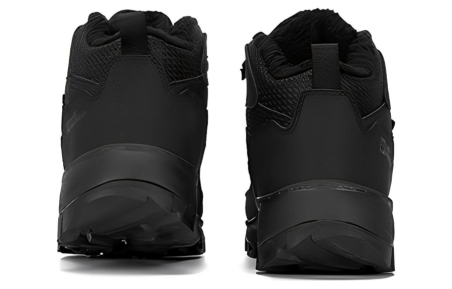 Jack Wolfskin Anti-Slip Wear-Resistant Mid-Top Outdoor Shoes Men's Black купить в интернет-магазине Yoocart с быстрой доставкой по России.