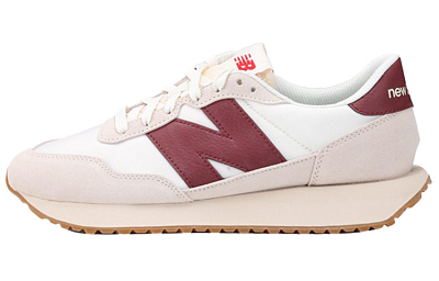 New Balance 237 White Burgundy
