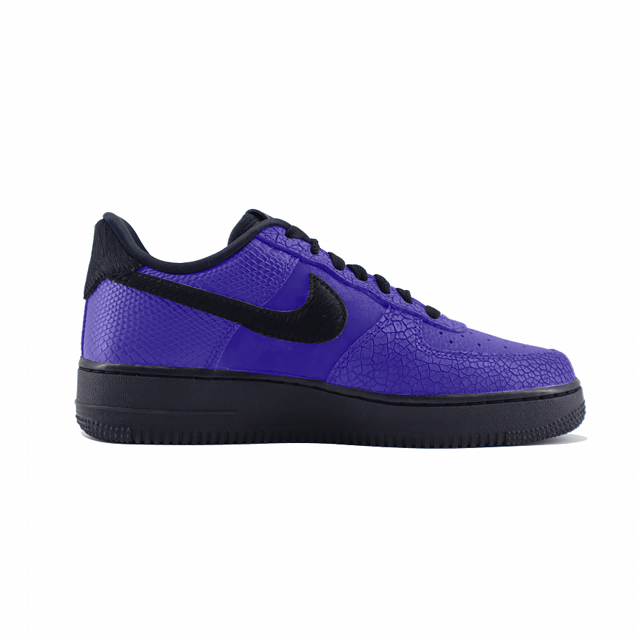 Nike Air Force 1 LOW'Black Animai' Abrasion Resistant Low top Skateboard Shoes Unisex Black Purple купить в интернет-магазине Yoocart с быстрой доставкой по России.