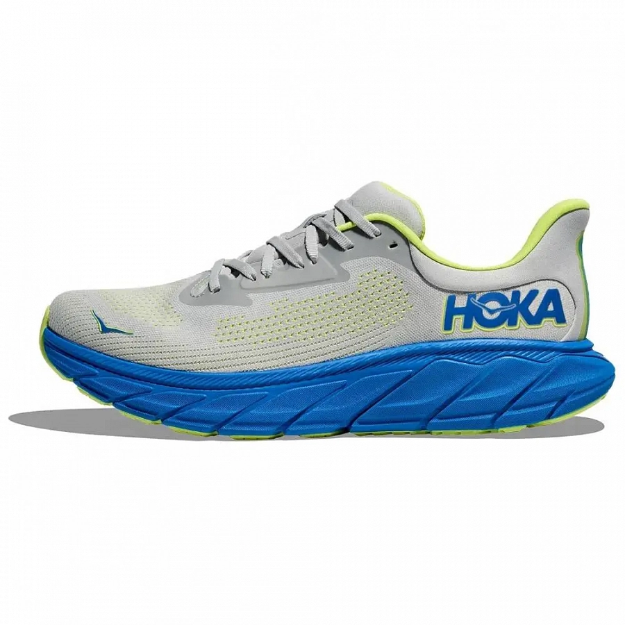 HOKA ONE ONE Arahi 7 Anti Slip Wear Resistant Low Top Running Shoes Men's Gray Blue Green купить в интернет-магазине Yoocart с быстрой доставкой по России.