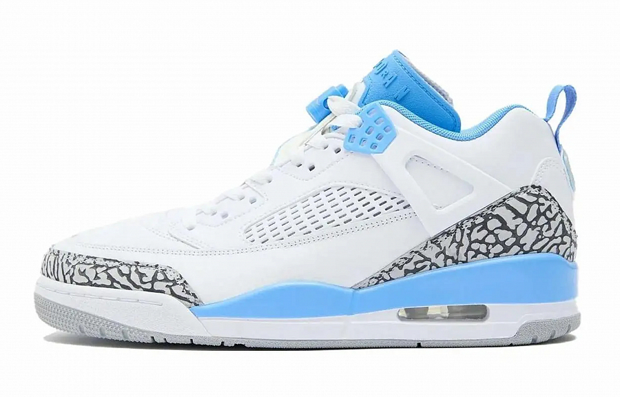 JORDAN Spizike Vintage Basketball Shoes Unisex Low top White/Blue/Black/Gray купить в интернет-магазине Yoocart с быстрой доставкой по России.