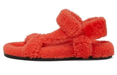 FENDI One Strap Sandals Women's Red
