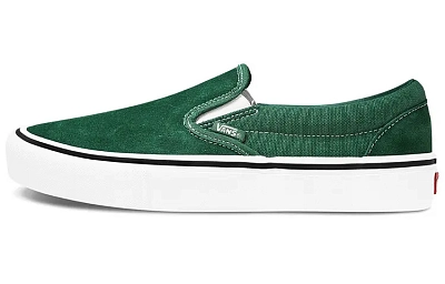 Vans Slip On Pro Classic Low Tops Casual Skateboarding Shoes Unisex Green