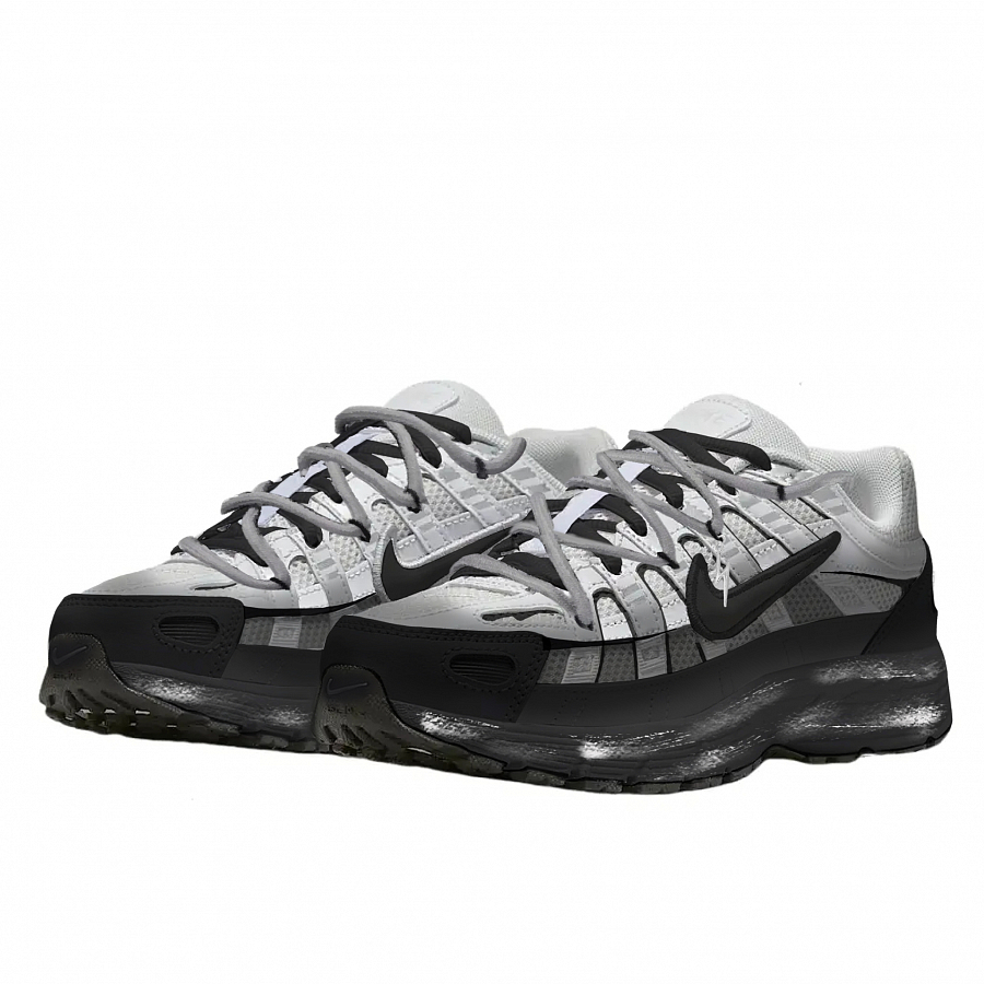 Nike P 6000 Abrasion Resistant Low top Running Shoes Unisex Black Gray купить в интернет-магазине Yoocart с быстрой доставкой по России.