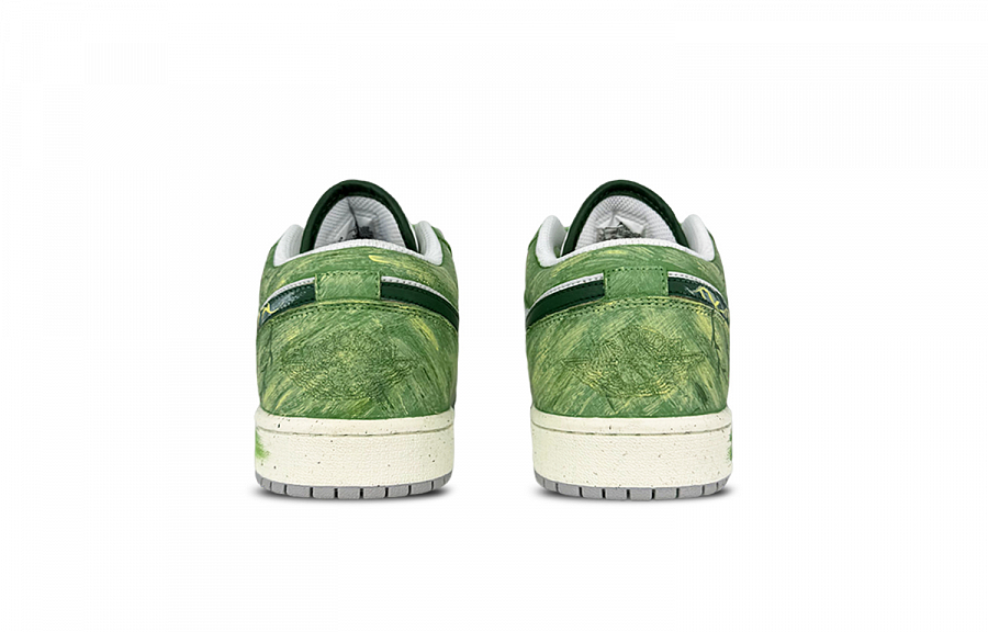 Jordan Air Jordan 1 Nine Mile Abrasion Resistant Low Top Vintage Basketball Shoes Unisex Emerald Green купить в интернет-магазине Yoocart с быстрой доставкой по России.
