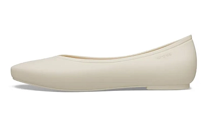 Crocs Brooklyn Pointed Flats 'Cream White' Women's
