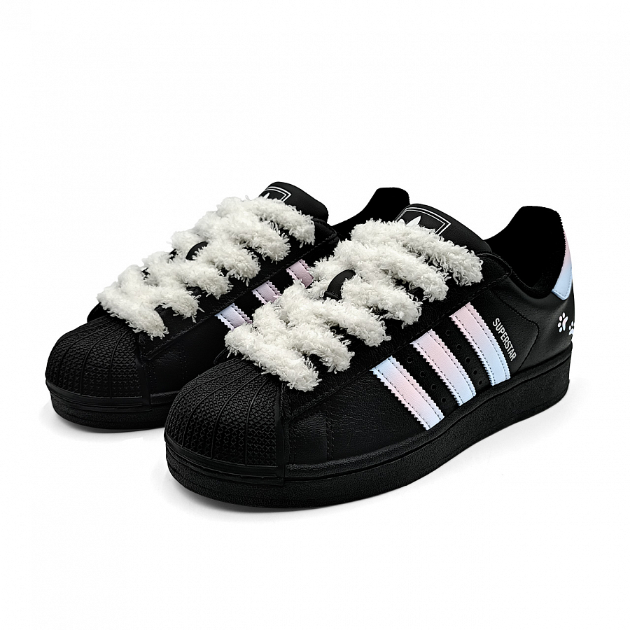 Adidas Originals Superstar 2 Low Top Skateboard Shoes Women's Blue Pink Gradient купить в интернет-магазине Yoocart с быстрой доставкой по России.