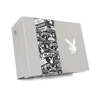 Playboy Low Top Canvas Shoes Men's Gift Box Set