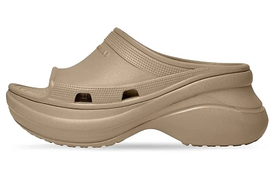 Balenciaga X Crocs Pool Slide Sandals 'Beige' Women's