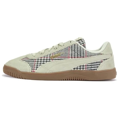 PUMA Club 5v5 Low Top Skateboard Shoes Unisex Light Umber Gold