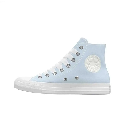 Converse Slip Resistant Abrasion Resistant High top Skateboard Shoes Unisex White