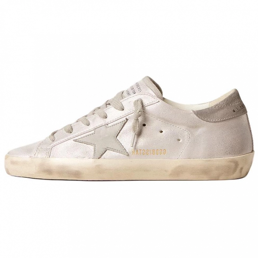 Golden Goose Super Star Low Top Skateboard Shoes Women's Gray White купить в интернет-магазине Yoocart с быстрой доставкой по России.