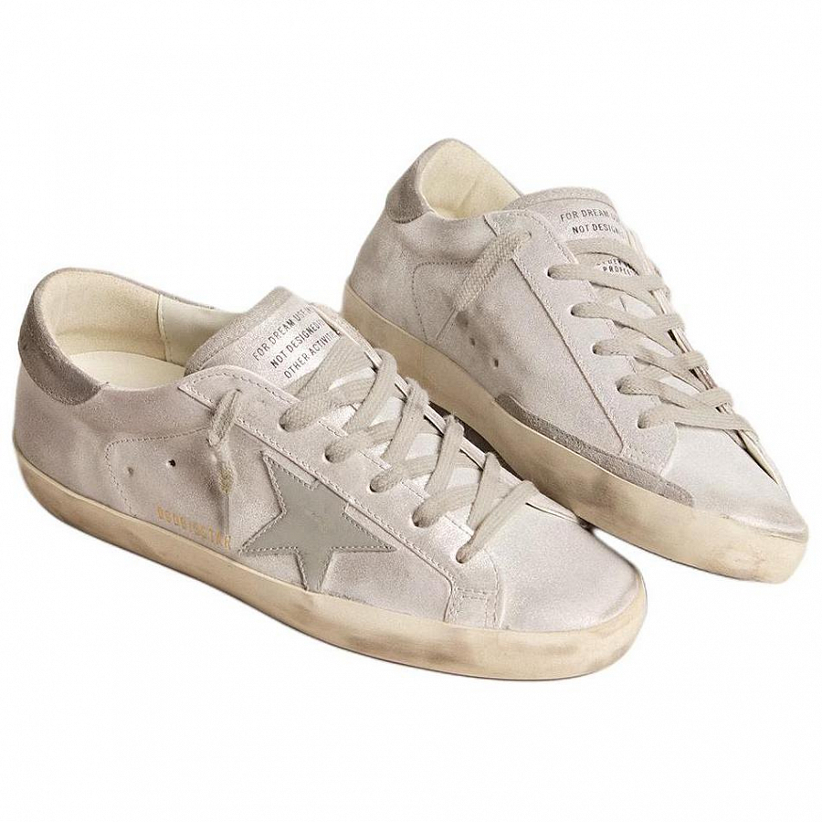 Golden Goose Super Star Low Top Skateboard Shoes Women's Gray White купить в интернет-магазине Yoocart с быстрой доставкой по России.