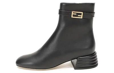 FENDI Ankle Boots Women's Black