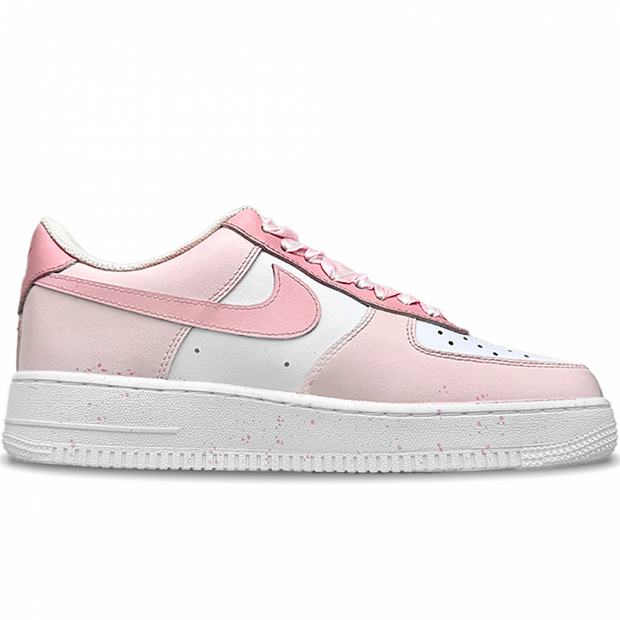 Nike Air Force 1 Heart Icon Abrasion Resistant Low top Skateboard Shoes Unisex Pink White купить в интернет-магазине Yoocart с быстрой доставкой по России.