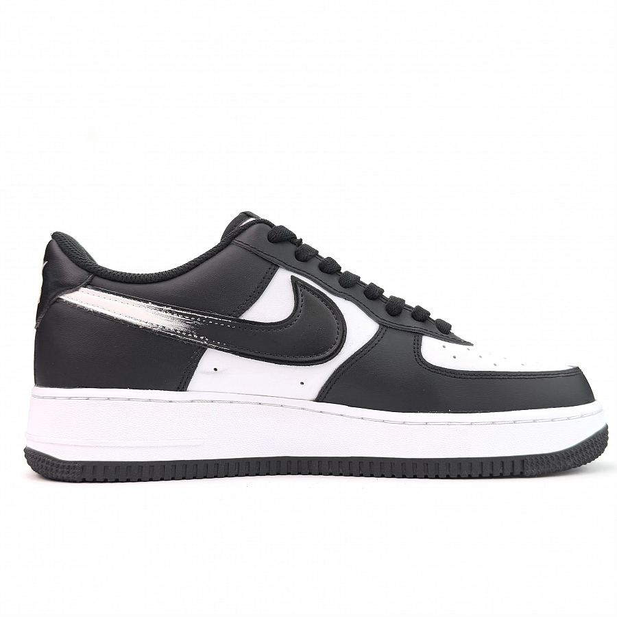 Nike Air Force 1 Cool Black Knight Cushioning, Wear Resistant Low top Skateboard Shoes Unisex Black White купить в интернет-магазине Yoocart с быстрой доставкой по России.