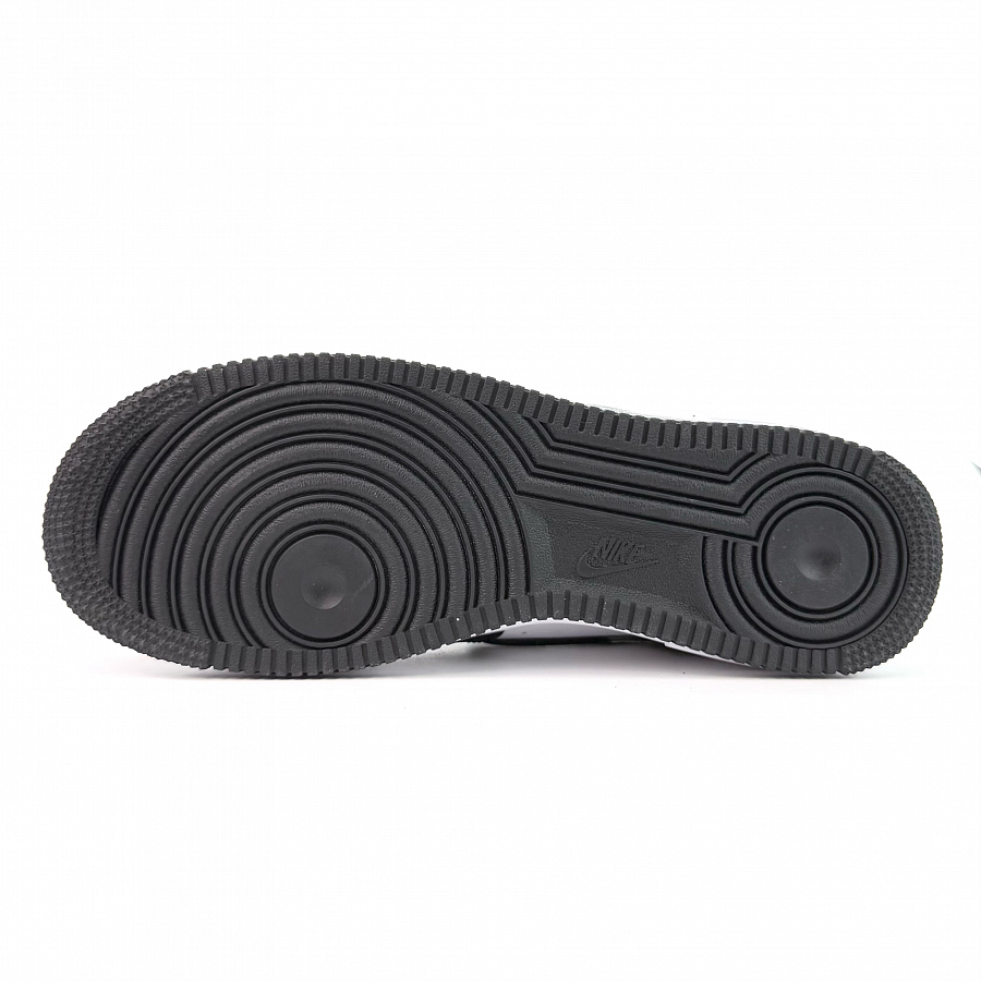 Nike Air Force 1 Cool Black Knight Cushioning, Wear Resistant Low top Skateboard Shoes Unisex Black White купить в интернет-магазине Yoocart с быстрой доставкой по России.