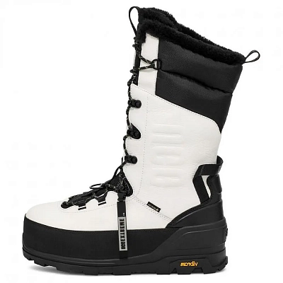 UGG Knee High Snow Boots Unisex White Black