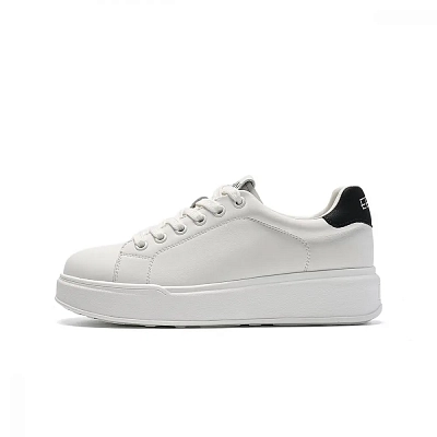 EBLAN Low-Top Skateboard Shoes Women's White Black