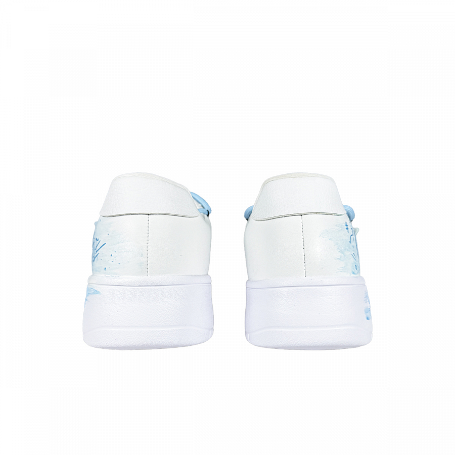 LiNing Pontoon Boats Waterproof Cushioning Low top Skateboard Shoes Women's Blue White купить в интернет-магазине Yoocart с быстрой доставкой по России.
