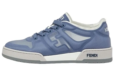 FENDI Match Low Top Stylish Skateboarding Shoes Women's Blue