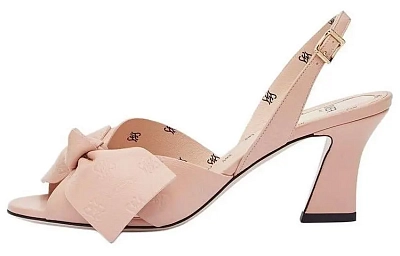 FENDI FF Fashion Sandal 8cm Women's Pink