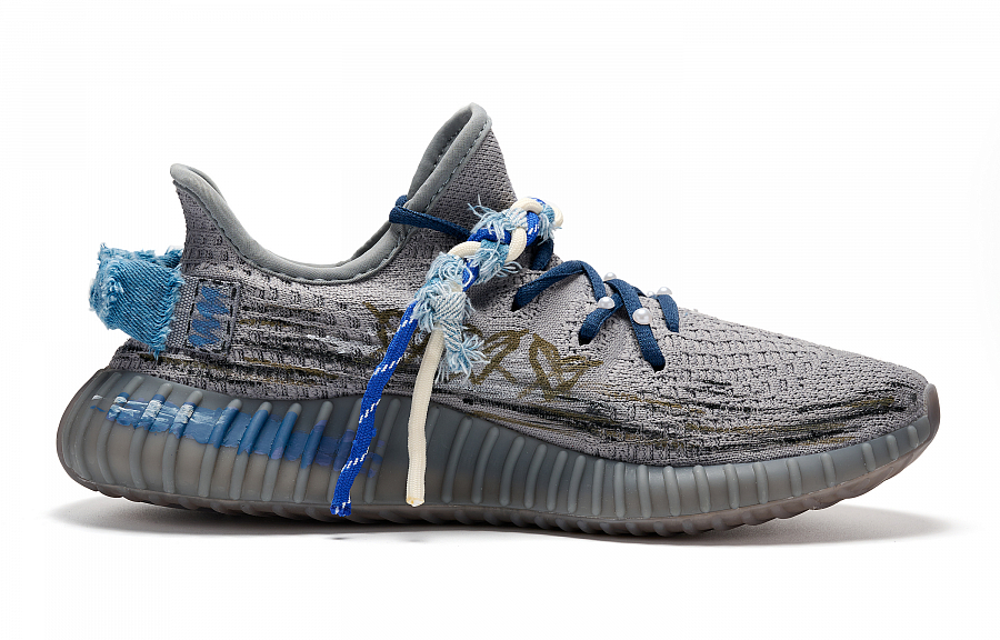 Adidas Originals Yeezy Boost 350 Breathable Low top Casual Shoes Unisex Gray Blue купить в интернет-магазине Yoocart с быстрой доставкой по России.