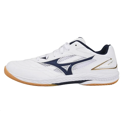 Mizuno WAVE DRIVE 9 Shock Absorbers Low Top Training Shoes Unisex White Navy Blue