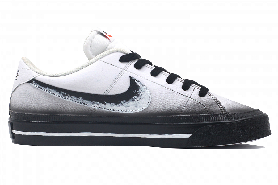 Nike Court Legacy Cushioning, Wear Resistant Low top Skateboard Shoes Unisex Black White купить в интернет-магазине Yoocart с быстрой доставкой по России.