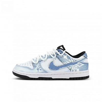 Nike Dunk Gorilla Jester XJDD Ice Crystal World Low top Skateboard Shoes Unisex White Blue