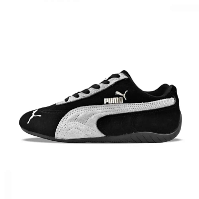 PUMA Speedcat Collection Abrasion Resistant Low top Casual Shoes Unisex Black Silver
