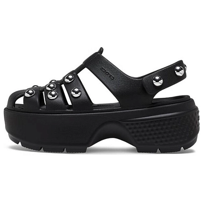 Crocs Roman Sandals 5.5cm Women's Black