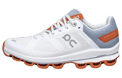 On Cloudsurfer 6 Slip Resistant Low Top Running Shoes Women's White Orange