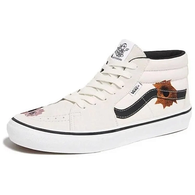 Vans Skate Grosso Mid Supreme X Nate Lowman Natural