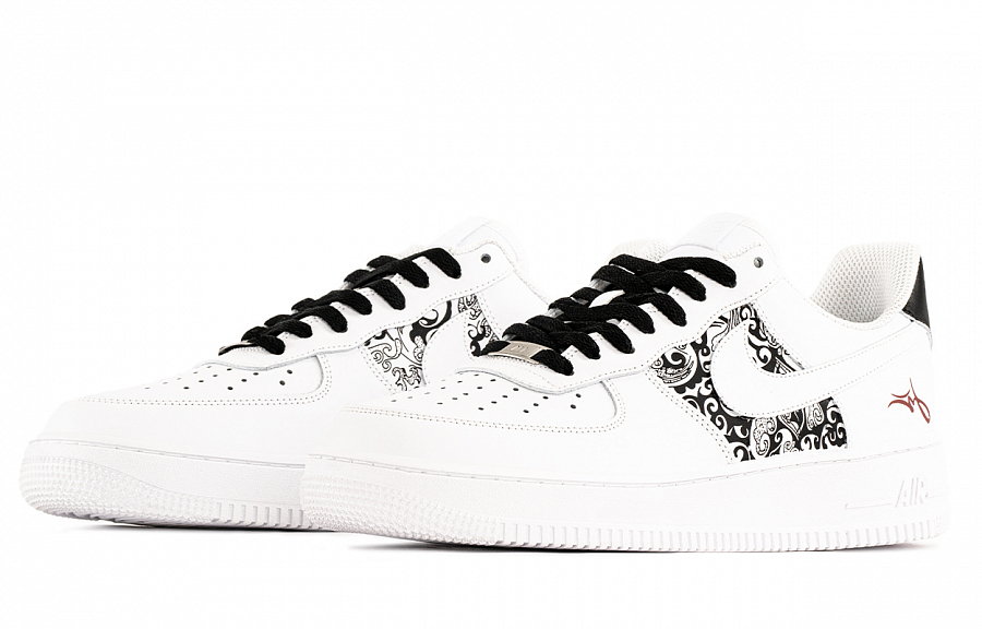 Nike Air Force 1 NikeAF1 Skateboard Shoes Men's Black White купить в интернет-магазине Yoocart с быстрой доставкой по России.