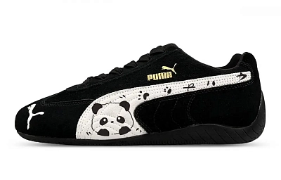 PUMA Speedcat Collection Low Top Casual Shoes Unisex Black White