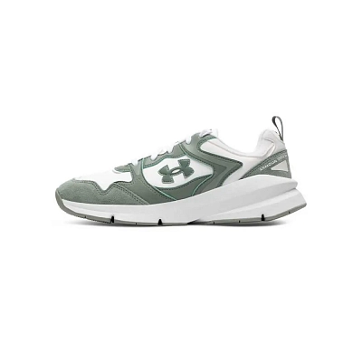 Under Armour Low Top Casual Shoes Unisex White Green