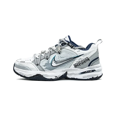 Nike Air Monarch 4 Star Glow, Misty Island Listening To The Wind Abrasion Resistant Low top Chunky Sneakers Unisex
