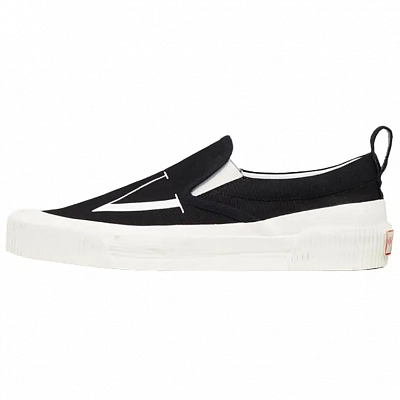 Valentino Vltn Logo Printed Slip On Sneakers