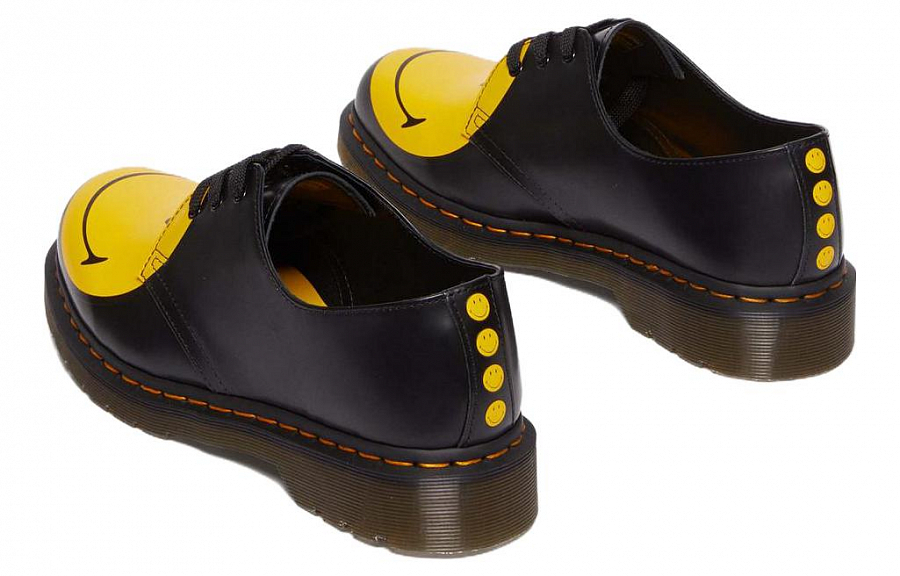 Dr. Martens Dr.Martens 1461 Smiley Smooth Leather Oxford Shoes 'Black Yellow' Women's купить в интернет-магазине Yoocart с быстрой доставкой по России.