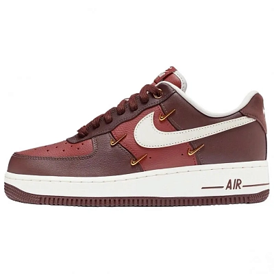 Nike Air Force 1 '07 Low top Skateboard Shoes Women's Red