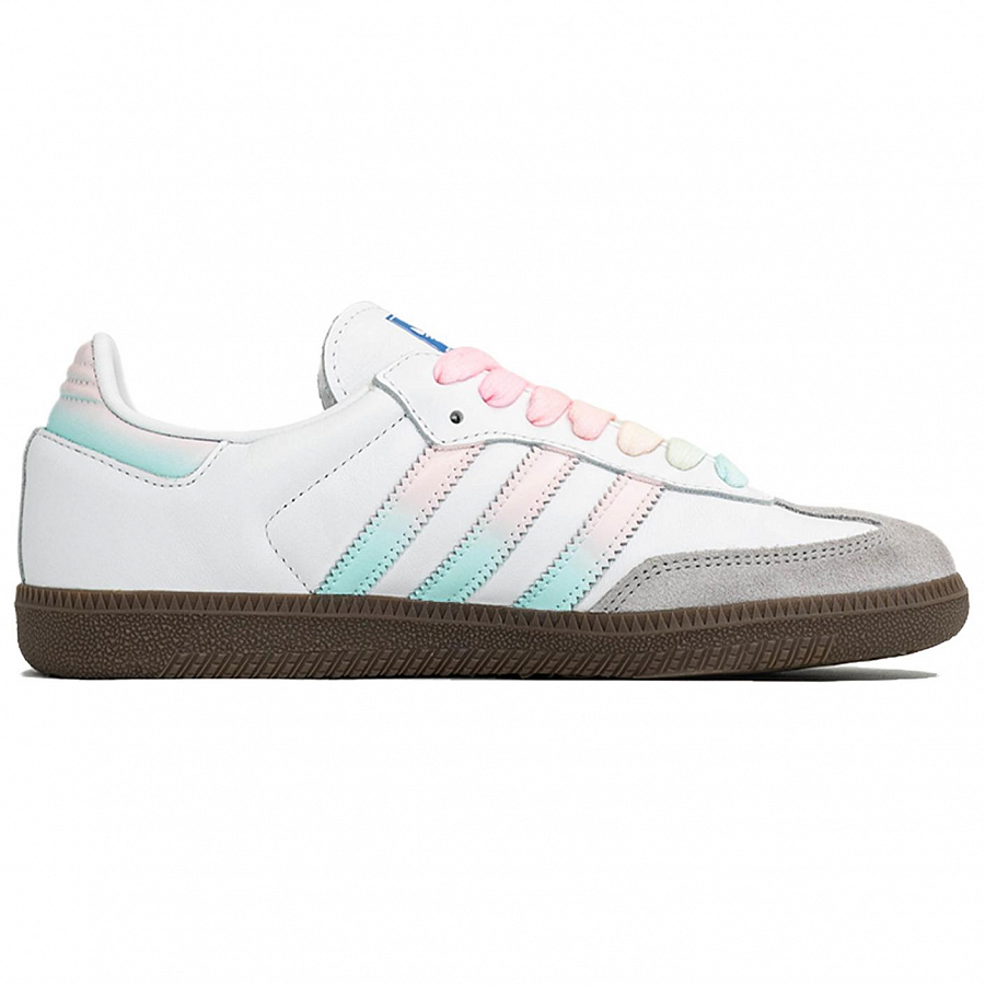 Adidas Originals SAMBA OG German Army Trainers Unisex Low top White/Gray/Pink/Green купить в интернет-магазине Yoocart с быстрой доставкой по России.