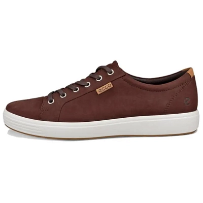 Ecco Slip Resistant Low Top Skateboard Shoes Men's Tan