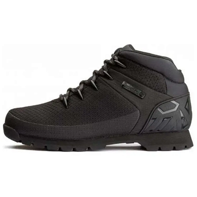 Timberland Euro Sprint Abrasion Resistant Shock Absorbers Ankle Length Outdoor Boots Men's Black