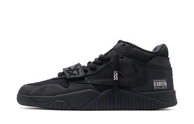 Travis Scott x Jordan Jumpman Jack Quiet Shock Absorbers Low Top Basketball Shoes Unisex Black