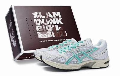 Asics Gel 1130 Cushioning Abrasion Resistant Breathable Low Top Running Shoes Unisex Gray White Blue