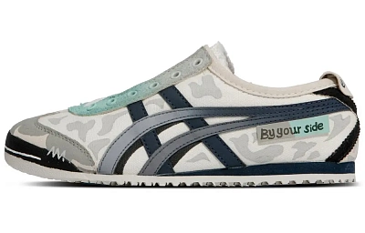Onitsuka Tiger MEXICO 66 Cushioned Wear-Resistant Coverage Low-Top Casual Shoes Unisex Brown Green Black