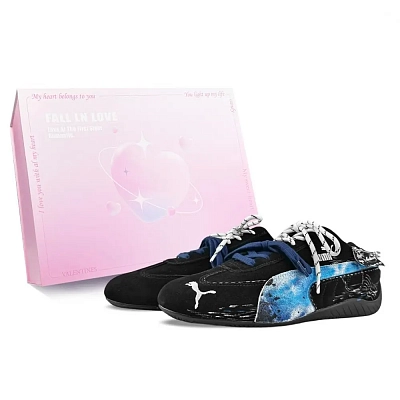 PUMA Speedcat Collection BNK Deep Sea Exploration Low top Casual Shoes Unisex Black