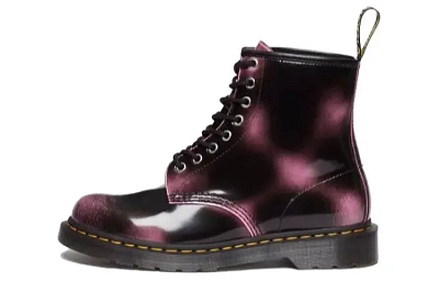 Dr.Martens Short Martin Boot Women's Black Purple
